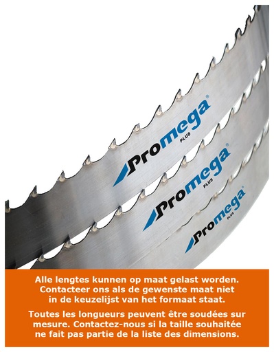 [755.PU.1140.13.812] PROMEGA SAWS - SCIE A RUBAN PROMEGA UNIVERSAL PLUS HAUTEUR 12,7 X 0,64 MM