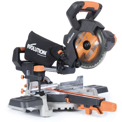 [614.LI.BO.R185SMS] EVOLUTION POWER TOOLS - GLIJDENDE VERSTEKZAAG ZONDER ACCU R185SMS